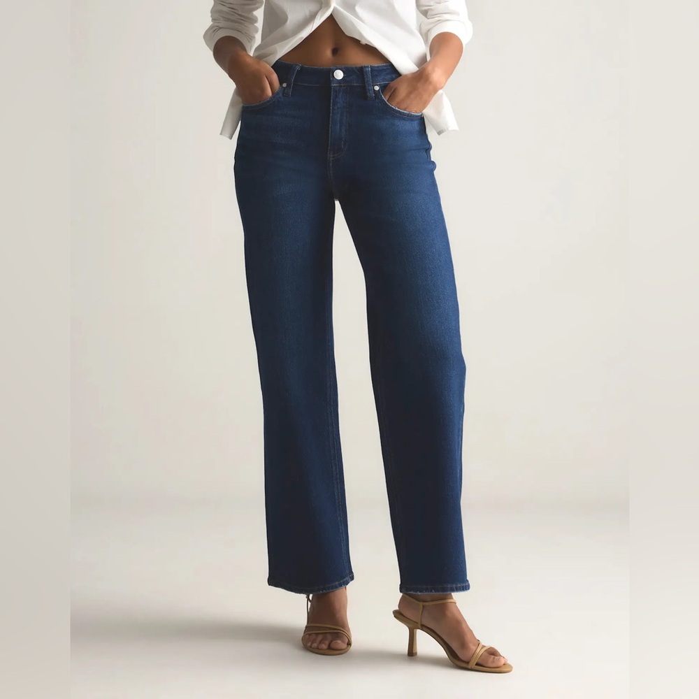 Quince Bella Stretch Relaxed Straight Jeans